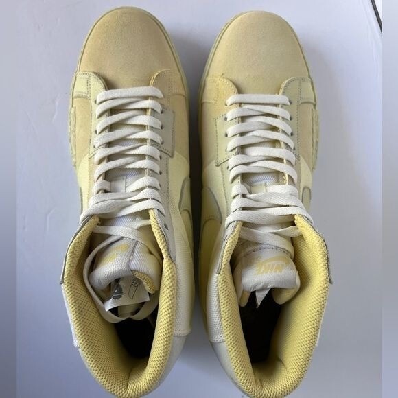 Nike SB Zoom Blazer Mid Men's 11.5 DR9087-700 Lemon Wash Yellow Skate Shoes - Picture 6 of 12
